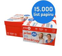 print24 Papier pour imprimante Papier à copier 15000 feuilles 30 x 500 A4 80g Premium blanc PEFC