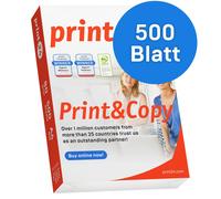 print24 Papier pour imprimante Papier à copier 500 feuilles 1 x 500 A4 80g Premium blanc vainqueur du test PEFC
