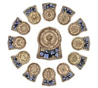 Printable Adventure - Dessous de verre en bois gravé au laser avec plateau cube - Classes DND pour les fans de donjons et de dragons (Barde)