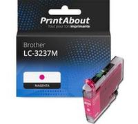 PrintAbout Cartouche d'encre compatible avec Brother LC-3237M - Magenta Magenta