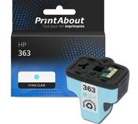 PrintAbout Cartouche d'encre compatible avec HP 363 (C8774EE) - Cyan clair Cyan clair