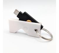 Printbtw Étui de protection pour clé de sécurité Yubikey 5C NFC (USB-C) (blanc)