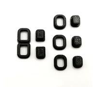 Printbtw Lot de 5 boutons d'alimentation de rechange pour ordinateur de vélo Garmin, vélo de course (noir)