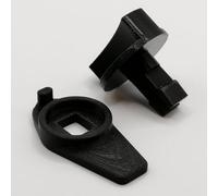 Printbtw Verrou de rechange + bouton rotatif compatible avec Audi A4 B6 B7 & A6 C5 4B Triangle de signalisation