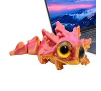 Printed Axolotl Toy, Articulated Fidget Figurine, 4.72x3.94x1.97 Inches Statue with ABS Build, Flexible Joints, Creative Desk Sculpture with Modern Style, Home Accessory for Classrooms & Workplaces