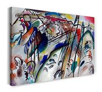 Printed Paintings Impression sur Toile (100x70cm): Wassily Kandinsky - Improvisation 28 (Deuxième