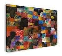 Printed Paintings Impression sur Toile (120x80cm): Paul Klee - Deep Pathos (1915) - Casting compl