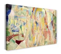 Printed Paintings Impression sur Toile (120x80cm): Robert Delaunay - LA Ville DE Paris, ESQUIPS