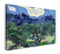Printed Paintings Impression sur Toile (120x80cm): Vincent Van Gogh - Les oliviers