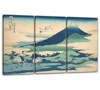 Printed Paintings Impression sur Toile 3 pièces(120x80cm): Katsushika Hokusai - Le manoir Umezawa