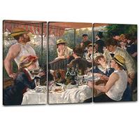 Printed Paintings Impression sur Toile 3 pièces(120x80cm): Pierre-Auguste Renoir - Le Repas des r