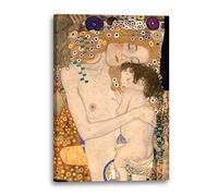 Printed Paintings Impression sur Toile (40x60cm): Gustav Klimt - La Trois Vie d'une Femme (1905)