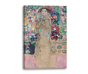 Printed Paintings Impression sur Toile (40x60cm): Gustav Klimt - Ria Munk III (1917)