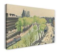 Printed Paintings Impression sur Toile (60x40cm): Albert Marquet - Le Quai des Grands-Augustins,