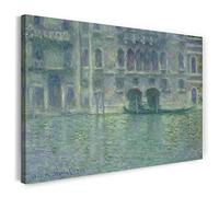 Printed Paintings Impression sur Toile (60x40cm): Claude Monet - Palazzo da Mula, Venise (1908)
