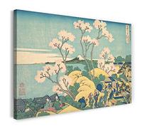 Printed Paintings Impression sur Toile (60x40cm): Katsushika Hokusai - Fuji de Gotenyama sur Le T