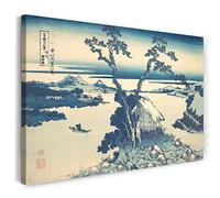 Printed Paintings Impression sur Toile (60x40cm): Katsushika Hokusai - Lac Suwa dans la Province