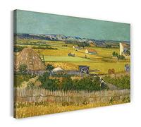 Printed Paintings Impression sur Toile (60x40cm): Vincent Van Gogh - La récolte