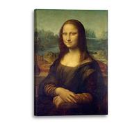 Printed Paintings Impression sur Toile (60x80cm): Léonard de Vinci - Mona Lisa