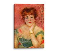 Printed Paintings Impression sur Toile (60x80cm): Pierre-Auguste Renoir - Portrait de l'actrice J