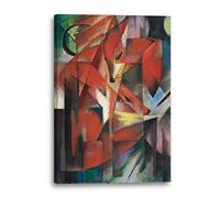 Printed Paintings Impression sur Toile (70x100cm): Franz Marc - Fox (1913)