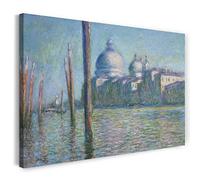 Printed Paintings Impression sur Toile (80x60cm): Claude Monet - Le Grand Canal, Venise (Le Grand