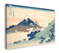 Printed Paintings Impression sur Toile (80x60cm): Katsushika Hokusai - Fuji de Inume (?) Pass