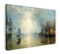 Printed Paintings Impression sur Toile (80x60cm): William Turner - Keelmen Heaving at Coals par M