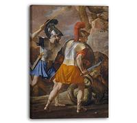 Printed Paintings Impression sur Toile Nicolas Poussin - Les Compagnons de Rinaldo