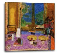 Printed Paintings Impression sur Toile Pierre Bonnard - Salle à Manger sur Le Jardin