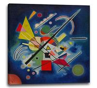 Printed Paintings Impression sur Toile Wassily Kandinsky - Photo Bleue (1924)