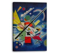 Printed Paintings Impression sur Toile Wassily Kandinsky - Photo Bleue (1924)