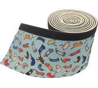 Printed Pattern Elastic Neoprene Cable Sleeve and Cable Tidy-3m Long Easy to Cut Cable Management with Velcro Closure-Colorful Cat Design