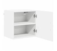 ""Printemps 2026 Soldes""Buffet de cuisine - Meuble Rangement - avec étagère - Blanc brillant 40 x 31 x 40 cm 6043496