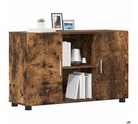 ""Printemps 2026 Soldes""Buffet de rangement/Buffet Bahut - Buffet salle à manger Chêne fumé 88,5x30,5x55,5 cm Bois d'ingénierie 2_454