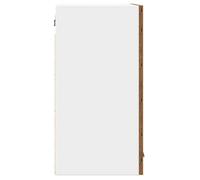 ""Printemps 2026 Soldes""Cabinet pour cuisine - armoire pour mur de cuisine - avec rangement - ""Lyon"" avec porte vitrée Bois ancien 60