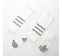 Printemps Bébé Chaussettes De Genou Mis Bande Dessinée Mignonne Infantile Tube De Bambin Chaussettes Lâches (blanc,S)
