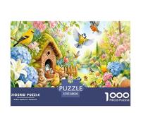 Printemps Conte de fées Campagne Puzzle 1000 Pièces Adultes Enfants intéressant Puzzles 1000 Pièce Défi Jouet Décor À La Maison 38x26cm/1000pcs