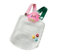 Printemps et été Chien mignon dessin animé Fruit Autocollant Show Sangle de traction pour chat Deux pieds Ours en peluche Vêtements pour chien Costume pour chien (2, XL)