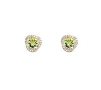 Printemps et été cristal fleur boucles d'oreilles-Design géométrique élégant