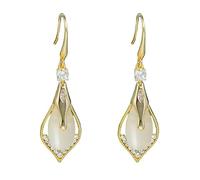 Printemps et été cristal fleur boucles d'oreilles-élégant géométrique