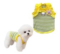 Printemps et été - Gilet à bretelles pour chien - Mince - Anti-perte de poils - Système de couleur dopamine - Universel - Respirant et confortable - Tailles S-XXL (jaune, M)