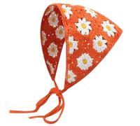 Printemps et été Triangle bandeau écharpe Protection du cou femmes Crochet creux(Color 29)