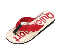 Printemps et Hommes Flops Plat Léger Antidérapant Grain de Bois Style Décontracté Plage Hommes Chaussures Jaune Noir, rouge, 42 EU