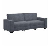 ""Printemps/été 2025"" Canapé 3 places - JM - SOFA avec accoudoirs - Gris foncé 180 cm Velours EU3421