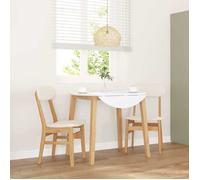 ""Printemps/été 2025"" Chaises à manger coussins 2 pcs, SOLOMON, confortable, bois massif caoutchouc - 47x47x81.5 cm LV2855