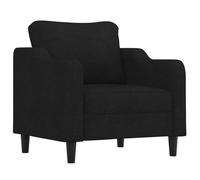 ""Printemps/été 2025"" Fauteuil/Canapé Simple - JILIMAISON - Noir 60 cm - Tissu EU2816