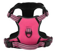 ""Printemps/été"" Harnais pour chien et bandes réfléchissantes réglables rose XL - VIDAXL - design-classique EU25_X85658