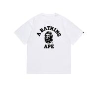 Printemps/été Unisex Imprimé Sports T-Shirts - Col Rond, Coupe Lâche, Manches Courtes, Respirant pour Les Femmes-Color-4||XX_l