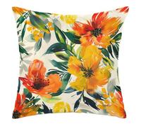 Printemps Éternel Taie Oreiller Doux Housses De Coussins Luxe Housse Coussin pour Jardin Intérieur Maison 45X45Cm